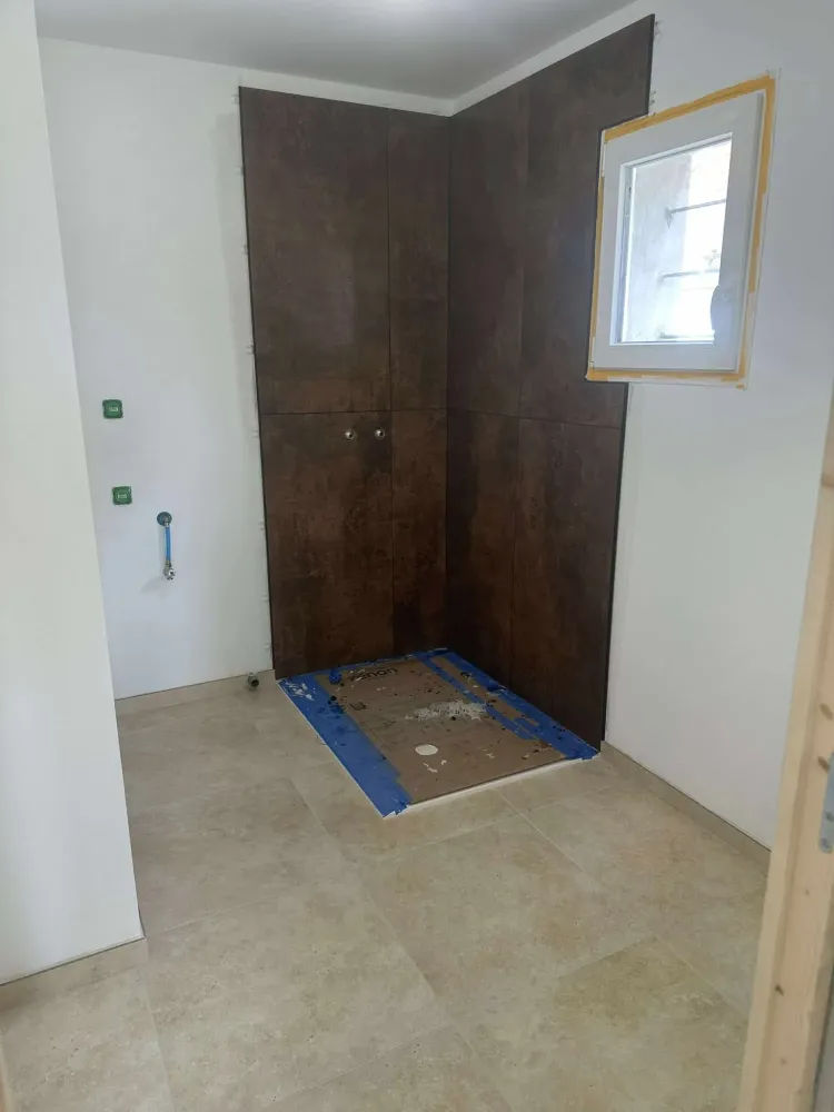 chantier rénovation salle de bain