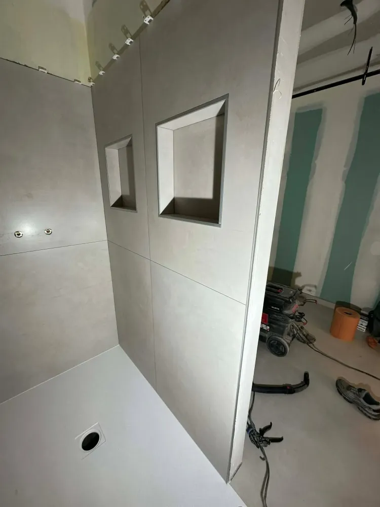 pose paroie de douche