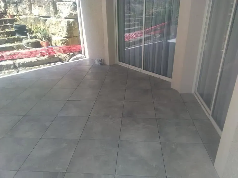 terrasse pierres naturelles
